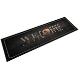  Kuhinjski tepih perivi s natpisom Coffee 45 x 150 cm baršunasti | Eponuda.com