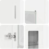  Highboard s policom FLORIN Visoki sjaj bijela 60 x 35 x 182 cm | shoptok.hr
