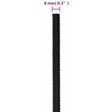  Brodski konop tamnocrni 8 mm 50 m od polipropilena | shoptok.hr