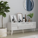 Hanah home polica za TV moda - white, silver whitesilver tv stand