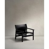 Kave Home Črn usnjen fotelj Jan – | Shoptok.si
