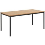 Actona Jedilna miza s ploščo v dekorju divjega hrasta Seaford, 160 x 80 cm | Shoptok.si