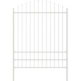  Ograde za Vrt s Hoop Topom Bijela 6 8x2 m Čelik | shoptok.hr
