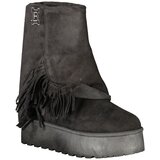 Laura Biagiotti 9857 ženske čizme s krznenom podstavom i platformom 5 cm crne | shoptok.hr