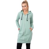 Kesi Women's long hoodie - dark mint Cene