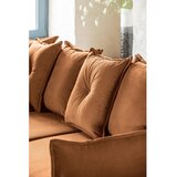 Miuform Ciglasta sklopiva kutna garnitura od samta (s lijevim kutom/u obliku slova "U") Lazy Lukka – | shoptok.hr