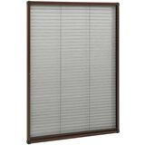  Zaslon protiv insekata za prozore aluminijski smeđi 80 x 120 cm | shoptok.hr
