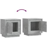  Noćni ormarići 2 kom boja betona 44x35x45 cm konstruirano drvo | shoptok.hr