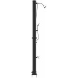  Vanjski solarni tuš 20 l PVC i aluminij Crna | shoptok.hr