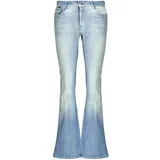 Jeans flare 3301 FLARE Modra