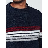 DStreet Sweter męski w paski granatowy | shoptok.hr
