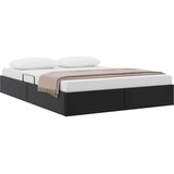  s od storage s pohranom Crna 137 x 190 cm Umjetna koža | shoptok.hr