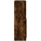 vidaXL Kuhinjska omarica dimljen hrast 57x41,5x131,5 cm inž. les | Shoptok.si