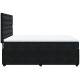  Krevet s oprugama i madracem crni 140 x 190 cm baršunasti | shoptok.hr