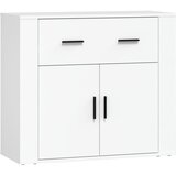 Maison Chic Komoda - Predalnik bela 80x33x70 cm inženirski les, (21716337) Cene
