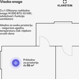 Klarstein Grandbreeze mobilni klima uređaj | 14000 BTU | 42 cm | 65 m² | Energetski razred A | shoptok.hr