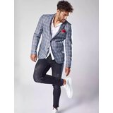 DStreet Marynarka męska w kratę granatowa | Shoptok.si