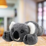 Plišana igračka, igračka, ležeći koala medvjedić, siva, 30 cm | shoptok.hr