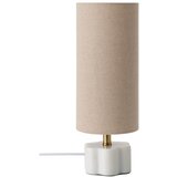 Ellos Home Bela/bež lanena namizna svetilka (višina 33 cm) Joline – Cene