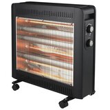 Rosberg Grelec halogenski 1200W - 2400W, varnostno stikalo, črne barve, (5000089618) Slike