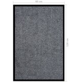  Otirač prugasti sivi 80 x 120 cm | shoptok.hr