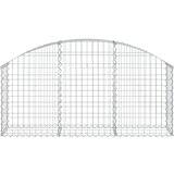  Gabionska košara s lukom 150x30x60/80 cm pocinčano željezo | shoptok.hr