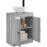  Kupaonski umivaonik s sudoperom Siva Sonoma 54 x 35 x 83 cm | shoptok.hr