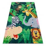 RugsX BAMBINO 2705 pralna preproga Živali, Afrika za otroke protizdrsna - zelena / smeđa 200x290 cm, (5000175025) | Shoptok.si