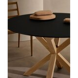 Kave Home Okrugao blagovaonski stol sa staklenom pločom stola ø 120 cm Argo – | shoptok.hr