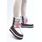 Boto Women's Snow Boots with Silver Laces Lilara | Shoptok.si