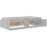  Krevet s ladicama Siva Sonoma 80 cm Konstruirano drvo | shoptok.hr