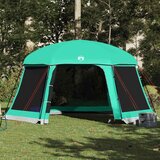 vidaXL Šotor za bazen s snemljivo muho & Mrežaste stene Morsko zelena | Shoptok.si