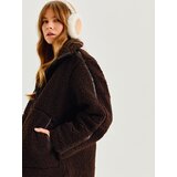 Sinsay Sherpa jakna sa stajaćim ovratnikom i patentnim zatvaračem | shoptok.hr