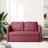 vidaXL Talni raztegljiv kavč 2 v 1 vinsko rdeča 112x174x55 c | Shoptok.si