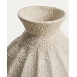 Kave Home Krem ručno izrađena/visoka vaza od papier-mâché (visina 46,5 cm) Arquena – | shoptok.hr