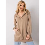 Fashion Hunters Light brown Olive hoodie | shoptok.hr