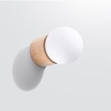 Sollux Bijela/u prirodnoj boji zidna lampa ø 12 cm Surtur – | shoptok.hr