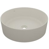  Feeling Namestitveno umivalno korito (Premer: 42 cm, Brez posebne glazure, Odprtina za armaturo: Brez, Brez izliva, Bele barve, Mat) | Shoptok.si