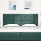  LED Uzglavlje Tamnozelena 100 cm Baršun | shoptok.hr