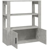  Komoda siva boja betona 80x30x90 cm od konstruiranog drva | Eponuda.com
