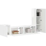  Komplet TV omaric 4 pcs Visok sijaj bela Konstruiran les - - Bela - 61.6 - 30 x 31 x 100 cm - 2025-vidaXL-Uvoz_2 | Shoptok.si
