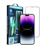 Full Glue Tempered Glass za iPhone 15 Pro crno + aplikator