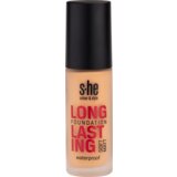 s-he colour&style long lasting soft matt tečni puder - 190/004 golden tan 1 kom Cene