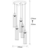 Opviq zumra - 705-5S2 black chandelier | ePonuda.com