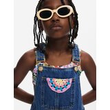 Desigual Hlače s tregerima plavi traper / miks boja | shoptok.hr