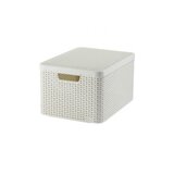  BOX za odlaganje M bijeli sa poklopcem RATTAN | Eponuda.ba