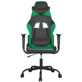  Masažna igraća stolica crno-zelena od umjetne kože | shoptok.hr