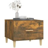 Stolić za kavu boja hrasta 50 x 50 x 40 cm konstruirano drvo Smeđa | Shoptok.si