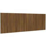 Maison Chic posteljno vzglavje - vzglavna omarica - nočna omarica rjavi hrast 240x1,5x80 cm konstruiran les, (21707558) Cene