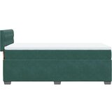 Box spring krevet s madracem tamnozeleni 100x200 cm baršunasti | shoptok.hr